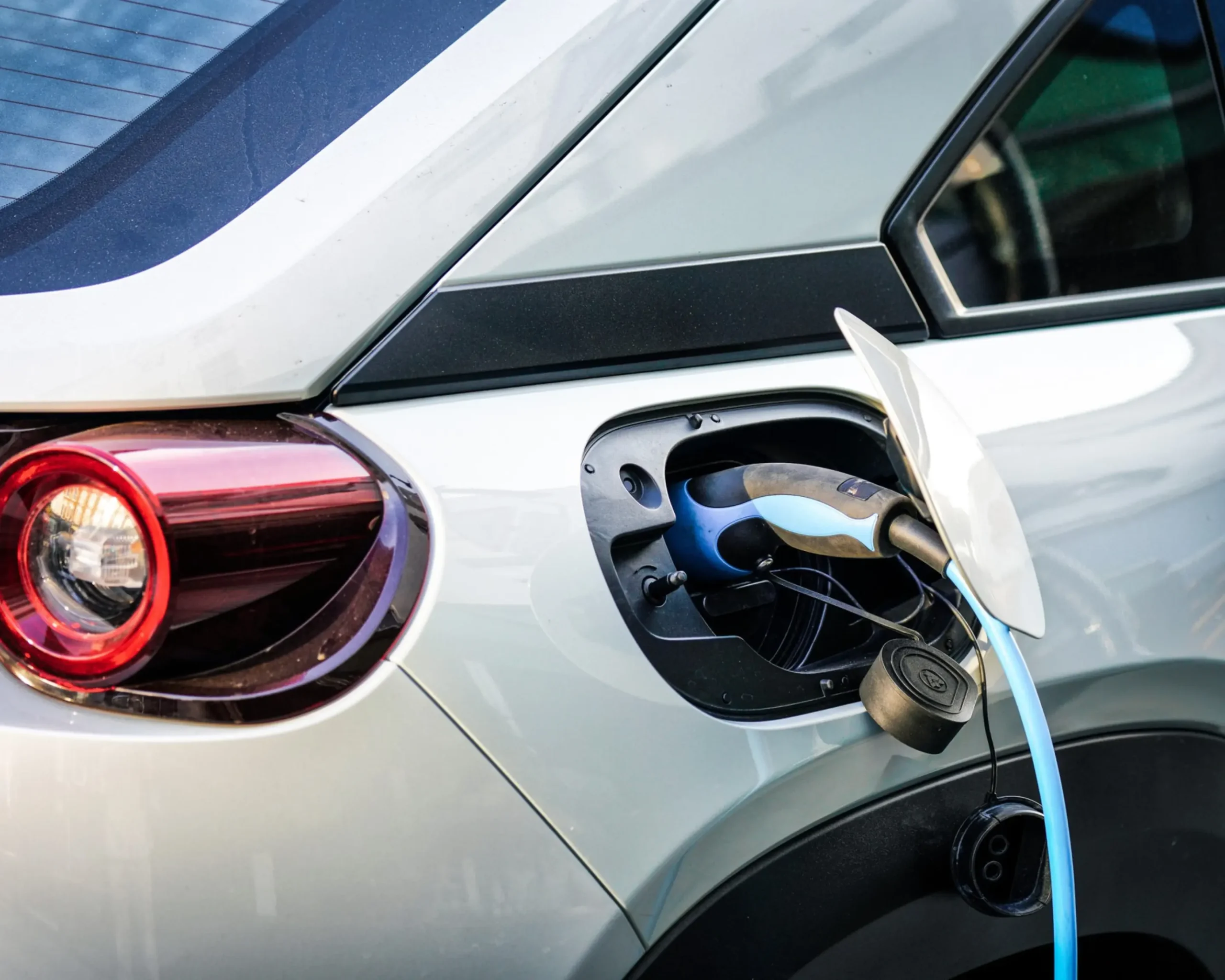 Electric vehicle connected to an EV charger for convenient home charging | Primary Electric | Wasilla, AK